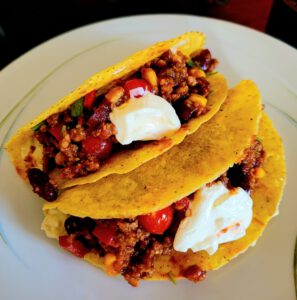 Tacos mit Hackfleischfüllung