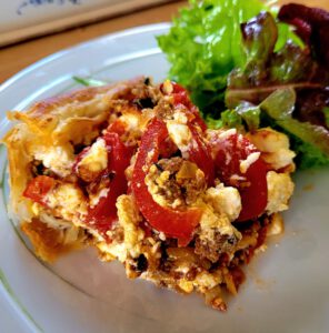 Hackfleisch Tomaten Pastete