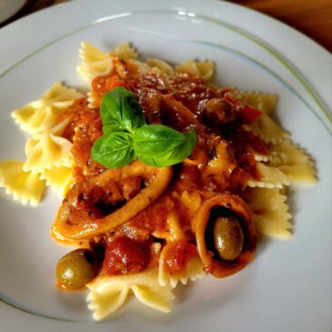 Pasta mit Calamari