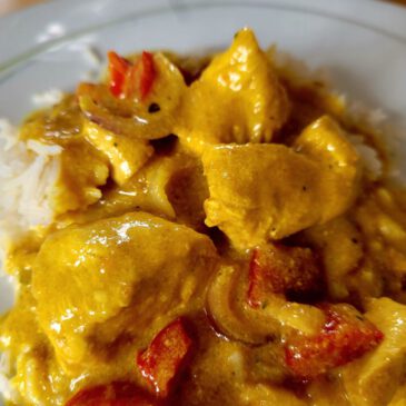Gelbes Mango Curry