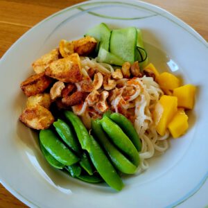 Sommer Bowl mit Zuckerschoten